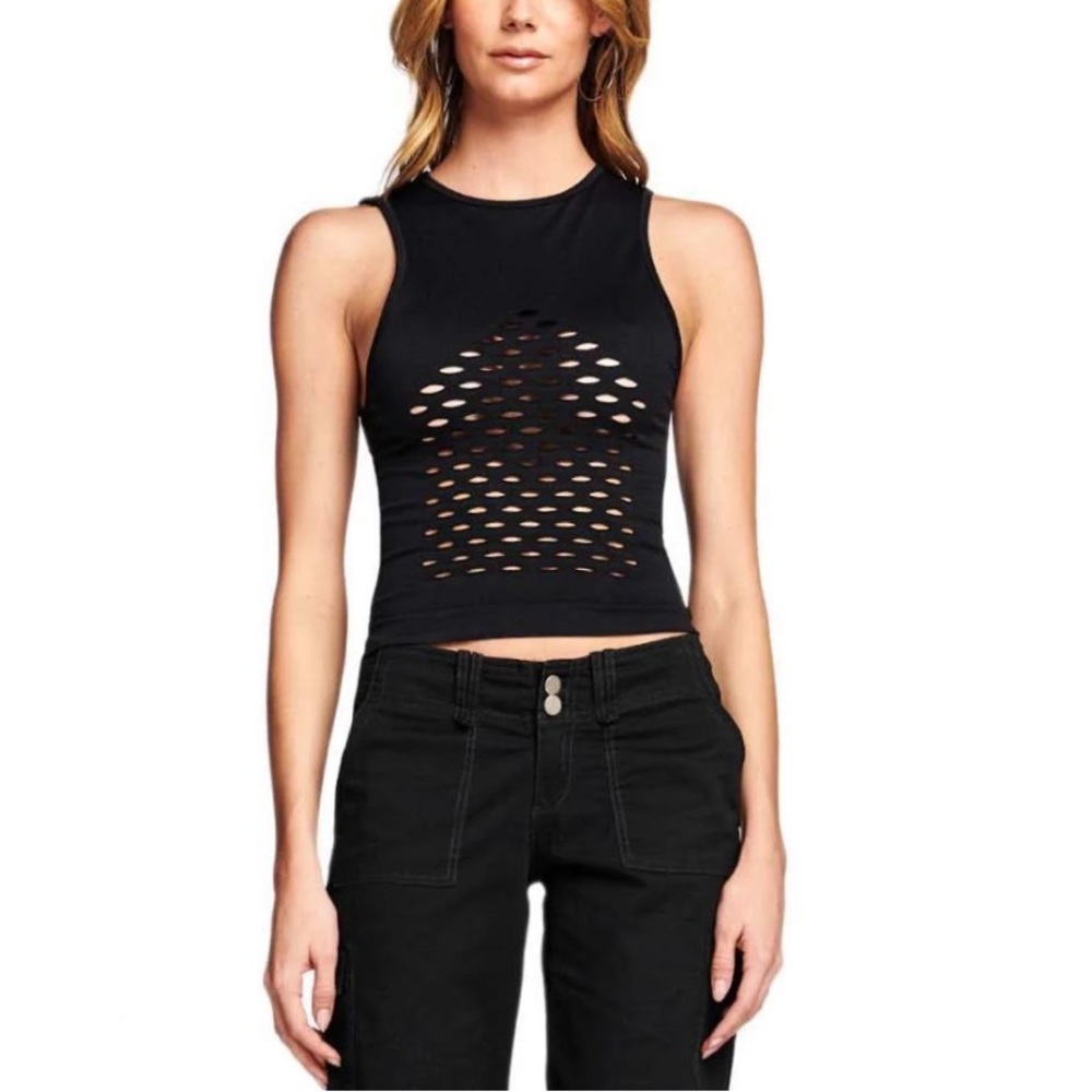 Black I.AM.GIA top